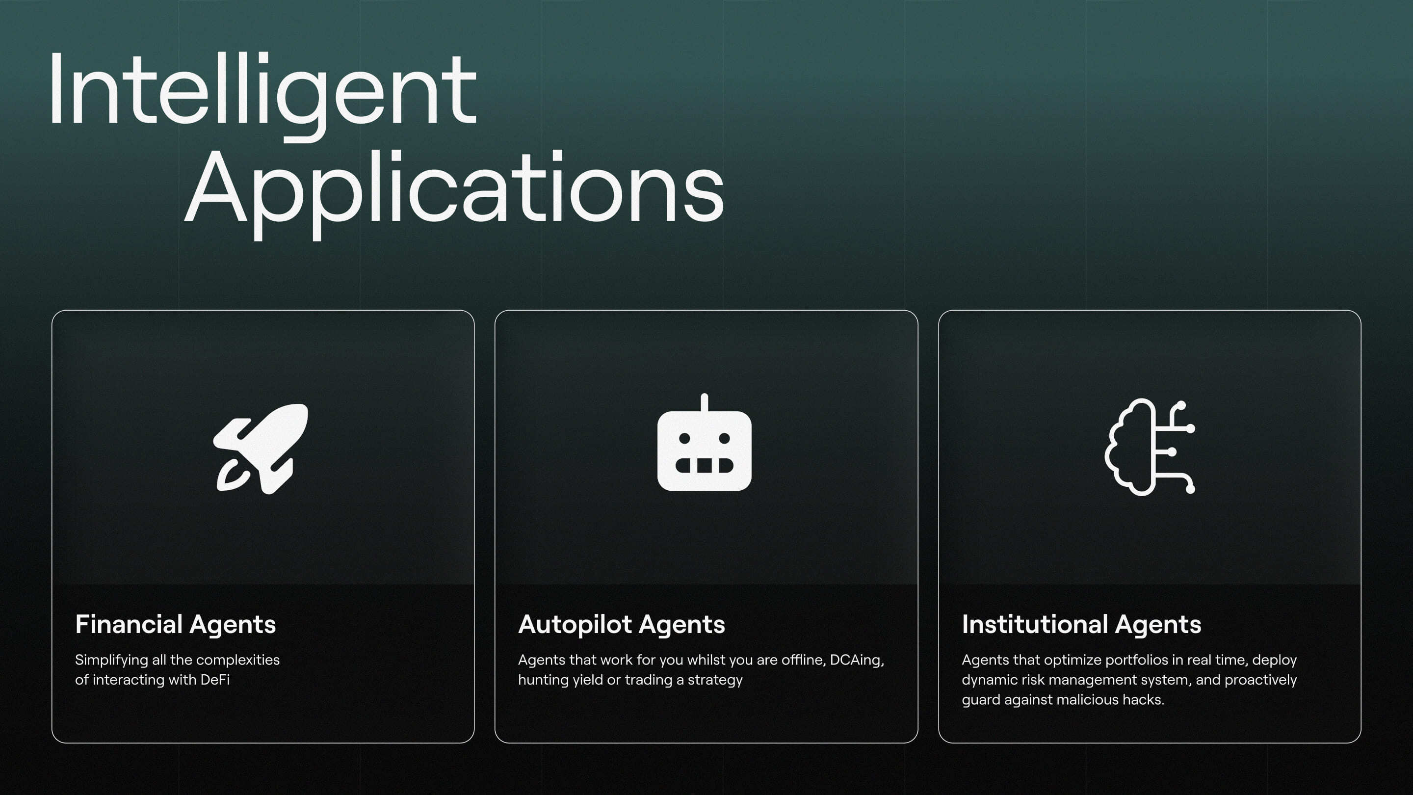 Agent development: Agent types